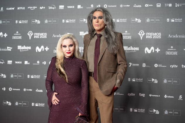 February 16, 2026, Madrid, Spain: Alaska and Mario Vaquerizo attend the red carpet of the Iris Awards at the Teatro Real in Madrid. Madrid Spain  - ZUMAs197 20260216_aaa_s197_178 Copyright: xAtilanoxGarciax