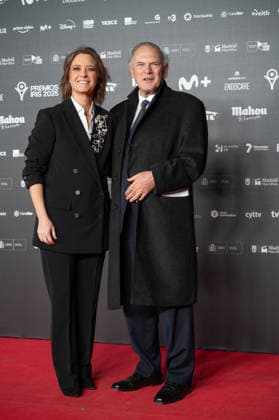 February 16, 2026, Madrid, Spain: Maria Casado and Pedro Piqueras attend the red carpet of the Iris Awards at the Teatro Real in Madrid. Madrid Spain  - ZUMAs197 20260216_aaa_s197_202 Copyright: xAtilanoxGarciax