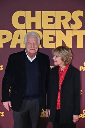 Chers Parents Premiere - Paris Andre Dussollier and Miou Miou posing at the photocall for Chers Parents Premiere at UGC Bercy in Paris, France on February 16, 2026. Photo by Christophe Meng ABACAPRESS.COM Paris France  Copyright: xMengxChristophe ABACAx