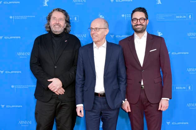 Guy Daleiden, Luc Frieden and Eric Thill at the premiere of the feature film The Blood Countess at the premiere of the feature film at the Berlinale 2026 76 Berlin International Film Festival at the Zoo Palast Berlin, 16 02 2026 Foto:xM.xBehrensx xFuturexImagex blutgraefin_6442