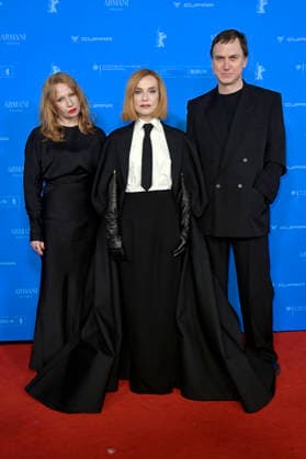 Birgit Minichmayr, Isabelle Huppert and Lars Eidinger at the premiere of the feature film The Blood Countess at the premiere of the feature film at the Berlinale 2026 76 Berlin International Film Festival at the Zoo Palast Berlin, 16 02 2026 Foto:xM.xBehrensx xFuturexImagex blutgraefin_6469