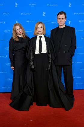 Birgit Minichmayr, Isabelle Huppert and Lars Eidinger at the premiere of the feature film The Blood Countess at the premiere of the feature film at the Berlinale 2026 76 Berlin International Film Festival at the Zoo Palast Berlin, 16 02 2026 Foto:xM.xBehrensx xFuturexImagex blutgraefin_6470
