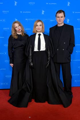 Birgit Minichmayr, Isabelle Huppert and Lars Eidinger at the premiere of the feature film The Blood Countess at the premiere of the feature film at the Berlinale 2026 76 Berlin International Film Festival at the Zoo Palast Berlin, 16 02 2026 Foto:xM.xBehrensx xFuturexImagex blutgraefin_6471