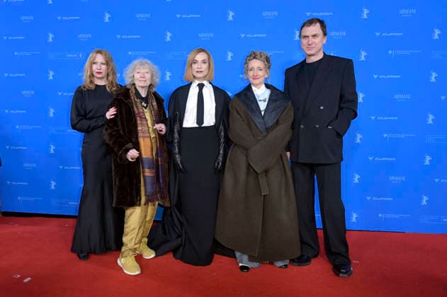 Birgit Minichmayr, Ulrike Ottinger, Isabelle Huppert, Tricia Tuttle and Lars Eidinger at the premiere of the feature film The Blood Countess at the premiere of the feature film at the Berlinale 2026 76 Berlin International Film Festival at the Zoo Palast Berlin, 16 02 2026 Foto:xM.xBehrensx xFuturexImagex blutgraefin_6473