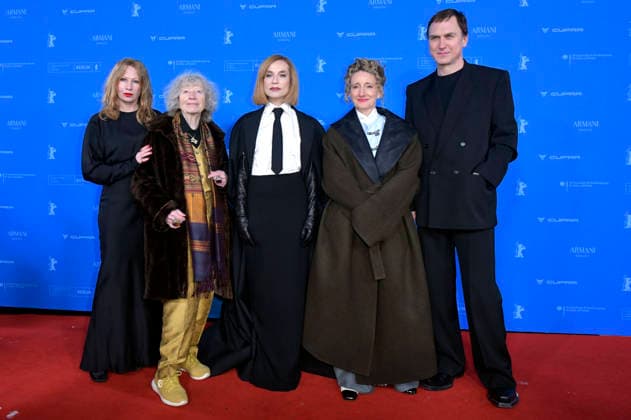 Birgit Minichmayr, Ulrike Ottinger, Isabelle Huppert, Tricia Tuttle and Lars Eidinger at the premiere of the feature film The Blood Countess at the premiere of the feature film at the Berlinale 2026 76 Berlin International Film Festival at the Zoo Palast Berlin, 16 02 2026 Foto:xM.xBehrensx xFuturexImagex blutgraefin_6474
