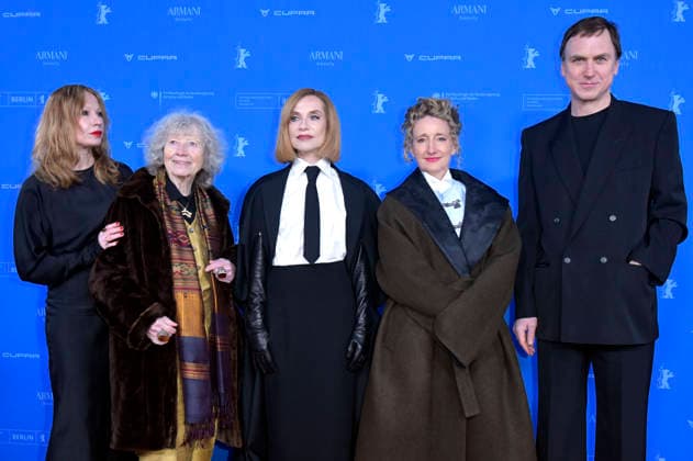 Birgit Minichmayr, Ulrike Ottinger, Isabelle Huppert, Tricia Tuttle and Lars Eidinger at the premiere of the feature film The Blood Countess at the premiere of the feature film at the Berlinale 2026 76 Berlin International Film Festival at the Zoo Palast Berlin, 16 02 2026 Foto:xM.xBehrensx xFuturexImagex blutgraefin_6475