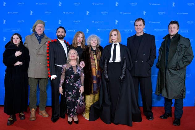 Maresi Riegner, Marco Lorenzini, Tom Neuwirth Conchita Wurst, Birgit Minichmayr, Christine Urspruch, Ulrike Ottinger, Isabelle Huppert, Lars Eidinger and Thomas Schubert at the premiere of the feature film Die Blutgräfin The Blood Countess at the premiere of the feature film at the Berlinale 2026 76 Berlin International Film Festival at the Zoo Palast Berlin, 16 02 2026 Foto:xM.xBehrensx xFuturexImagex blutgraefin_6476
