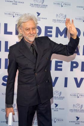 Sir Robert Bob Frederick Zenon Geldof Irish rock musician as guest at the Cinema For Peace Gala 2026 at the Hotel Adlon Kempinski on 16 02 2026 in Berlin Berlin Germany