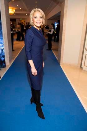Katarzyna Kasia Madera BBC presenter as guest at the Cinema For Peace Gala 2026 at Hotel Adlon Kempinski on 16 02 2026 in Berlin Berlin Germany