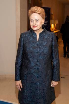 Dalia Grybauskaite Lithuanian politician as guest at the Cinema For Peace Gala 2026 at the Hotel Adlon Kempinski on 16 02 2026 in Berlin Berlin Germany