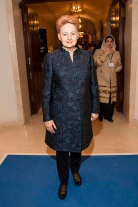 Dalia Grybauskaite Lithuanian politician as guest at the Cinema For Peace Gala 2026 at the Hotel Adlon Kempinski on 16 02 2026 in Berlin Berlin Germany