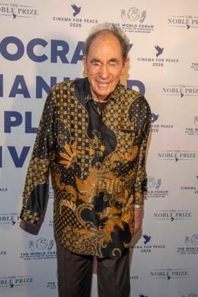 Albert Louis Albie Sachs South African lawyer, guest at the Cinema For Peace Gala 2026 at the Hotel Adlon Kempinski on 16 02 2026 in Berlin Berlin Germany