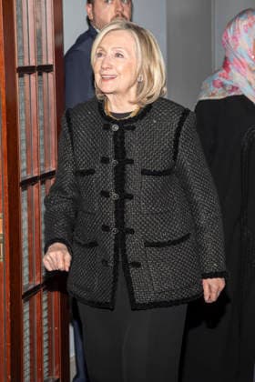 Hillary Diane Rodham Clinton US American politician of the Democratic Party Author guest at the Cinema For Peace Gala 2026 at the Hotel Adlon Kempinski on February 16, 2026 in Berlin Berlin Germany