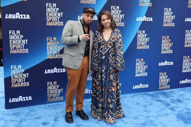 Cristian Carretero and Lorraine Jones Molina at the 41st Film Independent Spirit Awards 2026 at the Hollywood Palladium Los Angeles, 15 02 2026 Foto:xJ.xBlocx xFuturexImagex spirits_6547