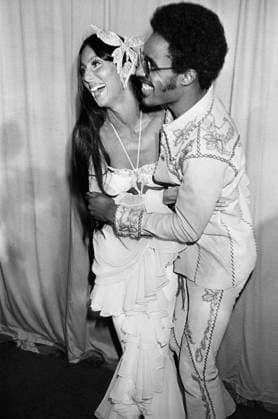 RECORD DATE NOT STATED Cher and Stevie Wonder at the 16th Annual Grammy Awards 1974 EDITORIAL USE ONLY  Copyright: xGaryxLewisx