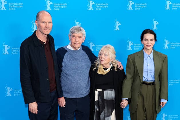 Berlin Berlinale, 76 Berlin International Film Festival 2026 Photo Call QUEEN AT SEA Lance Hammer Director, Screenwriter, Producer Director, Screenwriter, Producer Tom Courtenay Actor Actor Anna Calder Marshall Actress Actor Juliette Binoche Actress Actor Berlinale, 76 Berlin International Film Festival 2026, 17 02 2026 Copyright: xEibner-Pressefoto RogerxBuerkex EP_RBE
