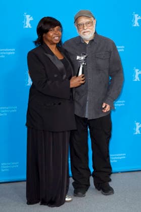 Jacqueline Lyanga and Haile Gerima at the Berlinale Camera Photocall at the Berlinale 2026 76 Berlin International Film Festival at the Hotel Grand Hyatt Berlin, 17 02 2026 Foto:xC.xTamckex xFuturexImagex kamera_6207