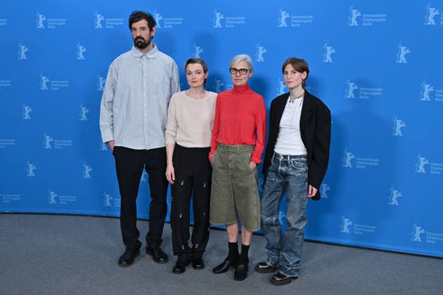 76th Berlin Film Festival Photocall My Wife Cries Vladimir Vulevic, Birte Schnöink, Angela Schanelec, Agathe Bonitzer attending the photocall of the movie My Wife Cries during 76th Berlin International Film Festival in Berlin, Germany on 17 February 2026. Photo by Julien Reynaud APS-Medias ABACAPRESS.COM Berlin  Copyright: xReynaudxJulien APS-Medias ABACAx