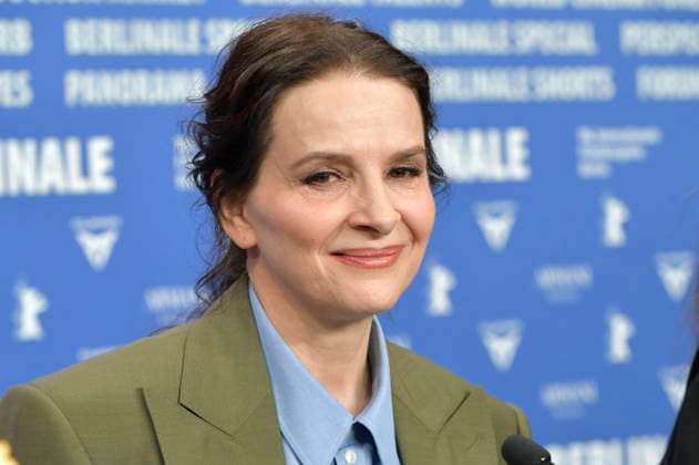 Juliette Binoche at the press conference for the feature film Queen at Sea at the Berlinale 2026 76 Berlin International Film Festival at the Hotel Grand Hyatt Berlin, 17 02 2026 Foto:xM.xBehrensx xFuturexImagex queen_6236