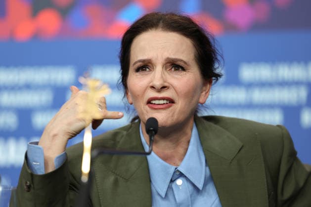 February 17, 2026, Berlin, Brandenburg, Germany: The 76 Berlinale Film Festival is taking place in Berlin from February 12 to 22, 2026. Queen at sea film press conference. Juliette Binoche answering journalists questions. Berlin Germany - ZUMAt227 20260217_zip_t227_001 Copyright: xMarinaxTakimotox