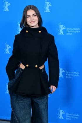Berlin Germany 76th Berlinale Berlin International Film Festival QUEEN AT SEA photocall at the 76th Berlinale International Film Festival Florence Hunt Thomas Bohlen Starface 2026 02 17 453191 2026 02 17 Berlin Germany  Copyright: xThomasxBohlenx STAR_453191_002