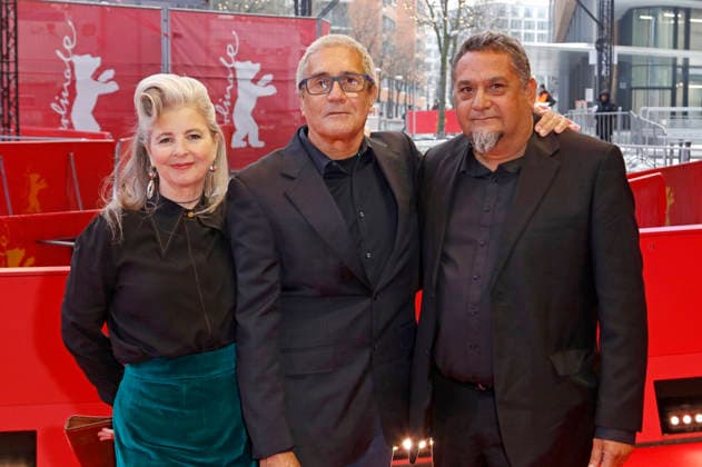Guest, Steven McGregor and David Tranter at the premiere of the feature film Wolfram at the Berlinale 2026 76 Berlin International Film Festival at the Berlinale Palast Berlin, 17 02 2026 Foto:xC.xTamckex xFuturexImagex wolfram_6239
