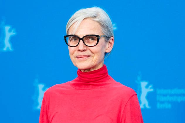 Angela Schanelec at the photocall for the movie Meine Frau weint My Wife Cries at the Berlinale 2026 76 Berlin International Film Festival at the Hotel Grand Hyatt Berlin, 17 02 2026 Foto:xJ.xEdwardsx xFuturexImagex wife_6203