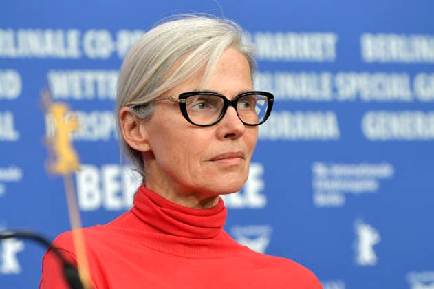 Angela Schanelec at the press conference for the feature film Meine Frau weint My Wife Cries at the Berlinale 2026 76 Berlin International Film Festival at the Hotel Grand Hyatt Berlin, 17 02 2026 Foto:xM.xBehrensx xFuturexImagex wife_6218