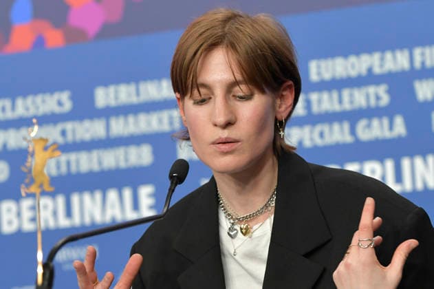 Agathe Bonitzer at the press conference for the feature film Meine Frau weint My Wife Cries at the Berlinale 2026 76 Berlin International Film Festival at the Hotel Grand Hyatt Berlin, 17 02 2026 Foto:xM.xBehrensx xFuturexImagex wife_6227