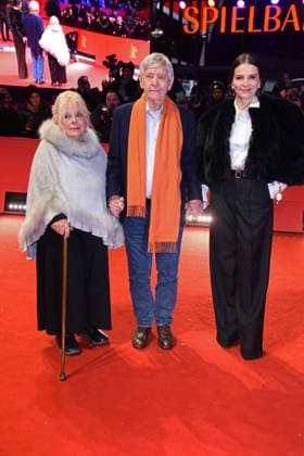 Anna Calder Marshall, Tom Courtenay, Juliette Binoche at the premiere QUEEN AT SEA as part of 76 BERLINALE International Berlin Film Festival at the Berlinale Palast at Potsdamer Platz in Berlin on 17 02 2026