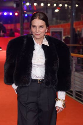 Juliette Binoche at the premiere QUEEN AT SEA as part of 76 BERLINALE International Berlin Film Festival at the Berlinale Palast at Potsdamer Platz in Berlin on 17 02 2026