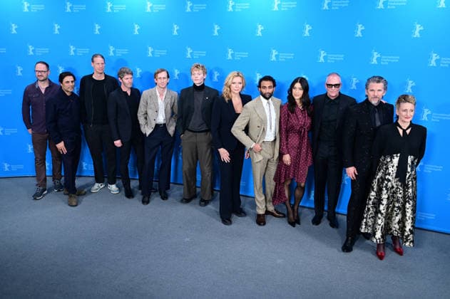 Steffen Gerlach, Maximilian Leo, Jonas Katzenstein, Sam Hazeldine, Austin Amelio, Lucas Lynggaard Tønnesen, Veronica Ferres, Avi Nash, Julia Jones, Padraic McKinley, Ethan Hawke and Tricia Tuttle at the photocall of the film The Wieght during the 76th Berlinale International Film Festival Berlin 2026 , February 17, 2026 Romain Doucelin Bestimage The The Weight photocall during the 76th Berlinale International Film Festival Berlin at Gret Hyatt Hotel on February 17, 2026 in Berlin, Germany Berlin Allemagne Copyright: xRomainxDoucelinx xBestimagexRomainxDoucelinx xBestimagex