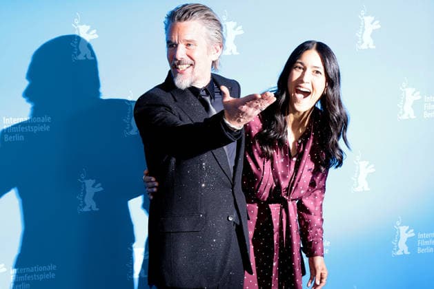 Ethan Hawke and Julia Jones at The Weight Photocall during the 76th Berlin International Film Festival Berlinale on 17 February 2026 in Berlin Berlinale 2026 The Weight Photocall with Ethan Hawke