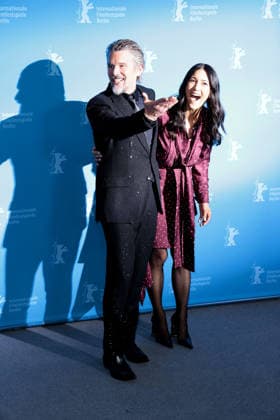 Ethan Hawke and Julia Jones at The Weight Photocall during the 76th Berlin International Film Festival Berlinale on 17 February 2026 in Berlin Berlinale 2026 The Weight Photocall with Ethan Hawke