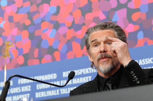 Ethan Hawke at the press conference for the feature film The Weight at the Berlinale 2026 76 Berlin International Film Festival at the Hotel Grand Hyatt Berlin, 17 02 2026 Foto:xC.xTamckex xFuturexImagex weight_6239