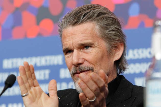 Ethan Hawke at the press conference for the feature film The Weight at the Berlinale 2026 76 Berlin International Film Festival at the Hotel Grand Hyatt Berlin, 17 02 2026 Foto:xC.xTamckex xFuturexImagex weight_6231