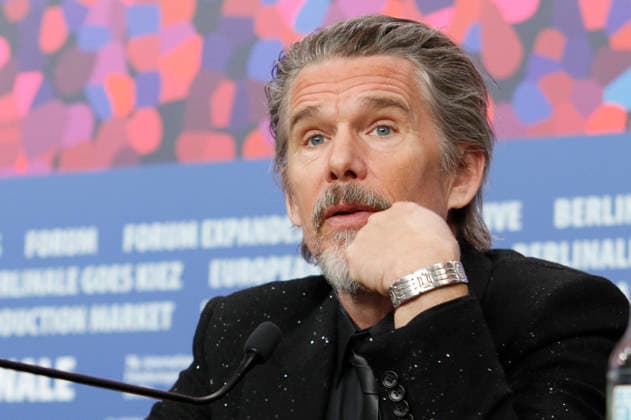 Ethan Hawke at the press conference for the feature film The Weight at the Berlinale 2026 76 Berlin International Film Festival at the Hotel Grand Hyatt Berlin, 17 02 2026 Foto:xC.xTamckex xFuturexImagex weight_6232