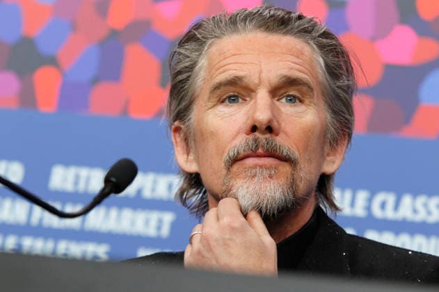 Ethan Hawke at the press conference for the feature film The Weight at the Berlinale 2026 76 Berlin International Film Festival at the Hotel Grand Hyatt Berlin, 17 02 2026 Foto:xC.xTamckex xFuturexImagex weight_6235