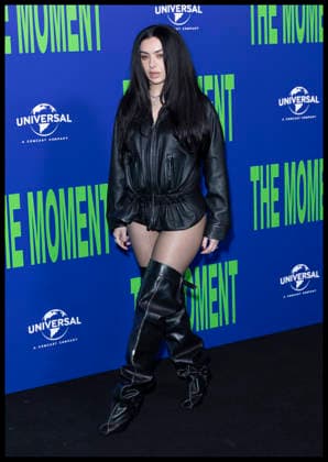 . 17 02 2026. London, United Kingdom. British singer, songwriter and actress Charli xcx arriving at The Moment premiere in London.  xStephenxLockx xi-Imagesx IIM-26574-0012