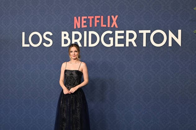 Famous faces attend the Bridgertons masked ball Hannah Dodd, star of the series, during the Bridgertons masked ball, February 17, 2026, in Madrid Spain MASKED BALL LOS BRIDGERTON NETFLIX FAMOSOSOS José Madrid Madrid Madrid Espana  Copyright: xJosÃ xOlivax 7301543