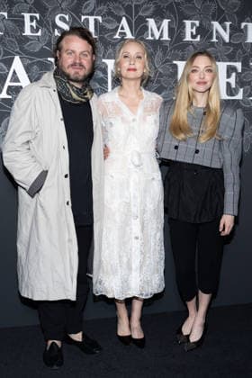 Brady Corbet, Mona Fastvold, Amanda Seyfried à la première du film Le Testament dAnn Lee au cinéma Max Linder à Paris, le 17 février 2026 Cyril Moreau Bestimage Premiere of the film The Testament of Ann Lee at the Max Linder cinema in Paris, on February 17, 2026 Paris France  Copyright: xCYRILxMOREAUx xBESTIMAGExCYRILxMOREAUx xBESTIMAGEx