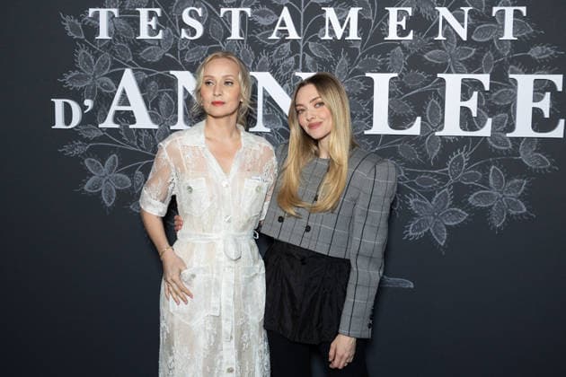 Le Testament D Ann Lee Paris Film Premiere NB Mona Fastvold, Amanda Seyfried attends Le Testament D Ann Lee Paris Film Premiere at Max Linder on February 17, 2026 in Paris, France. Photo by Nasser Berzane ABACAPRESS.COM Paris France  Copyright: xBerzanexNasser ABACAx