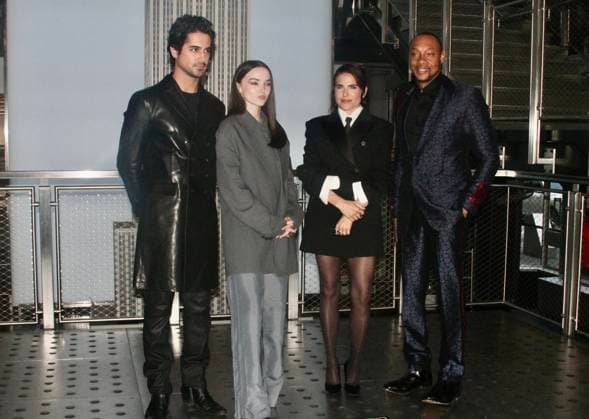 RECORD DATE NOT STATED Dove Cameron, Avan Jogia, Karla Souza, and Dorian Missick visit the Empire State Building Observatory. (NEW) Dove Cameron, Avan Jogia, Karla Souza, and Dorian Missick visit the Empire State Building Observatory. February 17, 2026, New York, USA: (L-R) Avan Jogia, Dove Cameron, Karla Souza, Dorian Missick visit the Empire State Building Observatory for a photo opportunity to celebrate the premiere of 56 Days on Prime Video. 56 Days follows Oliver and Ciara, who, after meeting randomly in a supermarket, fall for each other fast, and dangerously hard. Fifty-six days later, homicide investigators arrive at Oliver™s apartment to find an unidentified body brutally murdered and intentionally decomposed. Did he kill her? Did she kill him? Inter Copyright: xNiyixFotex