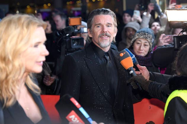 Veronica Ferres and Ethan Hawke at the premiere of the feature film The Weight The Weight Gold Rush at the Berlinale 2026 76 Berlin International Film Festival at the Zoo Palast Berlin, 17 02 2026 Foto:xC.xNiehausx xFuturexImagex weight_6313