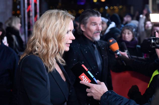 Veronica Ferres and Ethan Hawke at the premiere of the feature film The Weight The Weight Gold Rush at the Berlinale 2026 76 Berlin International Film Festival at the Zoo Palast Berlin, 17 02 2026 Foto:xC.xNiehausx xFuturexImagex weight_6311