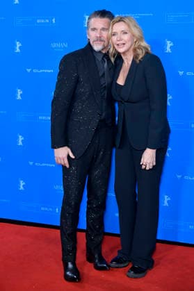 Ethan Hawke and Veronica Ferres at the premiere of the feature film The Weight The Weight Gold Rush at the Berlinale 2026 76 Berlin International Film Festival at the Zoo Palast Berlin, 17 02 2026 Foto:xM.xBehrensx xFuturexImagex weight_6372