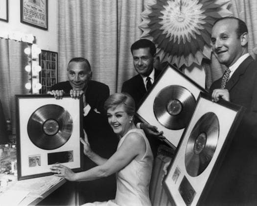 RECORD DATE NOT STATED Mame (stage version) Angela Lansbury, Clive Davis, Jerry Herman, Goddard Lieberson circa 1968 ** I.V. EDITORIAL USE ONLY  Copyright: x