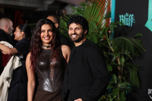 World Premiere Of Amazon Prime Video s The Bluff in Los Angeles, USA, 17 February 2026 guest, guest and Priyanka Chopra at the World Premiere Of Amazon Prime Video s The Bluff held at the TCL Chinese Theatre IMAX on 17 February 2026 in Hollywood, Los Angeles, California, United States., Credit:Xavier Collin Avalon United States, California, Los Angeles  Copyright: xXavierxCollinx xAvalonx 1076084112