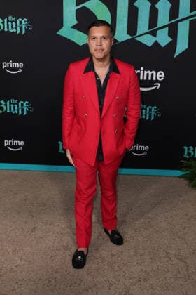 World Premiere Of Amazon Prime Video s The Bluff in Los Angeles, USA, 17 February 2026 Frank E. Flowers at the World Premiere Of Amazon Prime Video s The Bluff held at the TCL Chinese Theatre IMAX on 17 February 2026 in Hollywood, Los Angeles, California, United States., Credit:Xavier Collin Avalon United States, California, Los Angeles  Copyright: xXavierxCollinx xAvalonx 1076088252
