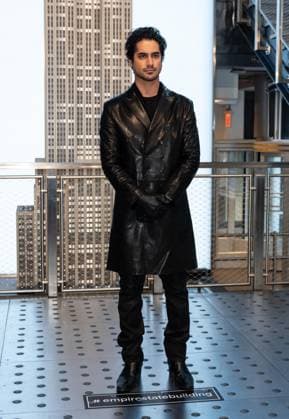 February 17, 2026, Bronx, New York, USA: Avan Jogia visits Empire State Building in New York, NY on February 17, 2026 to celebrate premiere of Prime Video 56 Days Bronx USA  - ZUMAr339 20260217_znp_r339_012 Copyright: xLevxRadinx
